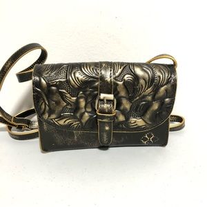 Patricia Nash Metallic Rose Torri Crossbody Purse